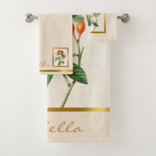 Elégante Personnaliser Florale Vintage Couleur Et