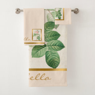 Elégante Personnaliser Florale Vintage Couleur Et 