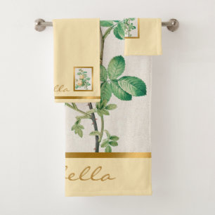 Elégante Personnaliser Florale Vintage Couleur Et