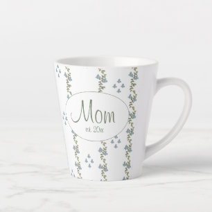 Élégante Personnalité "Maman, est. Mug floral simp