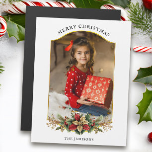 Élégante photo florale de Noël