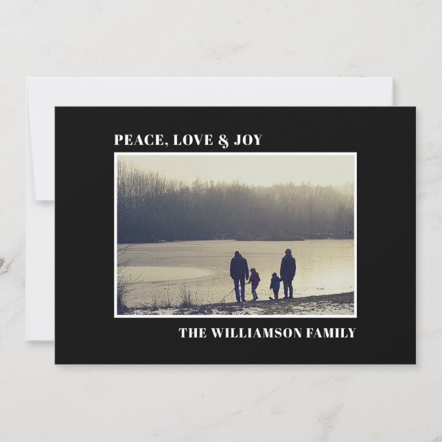 Élégante photo noire (Devant)