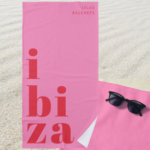 Elégante plage de bain d'Ibiza Serviette