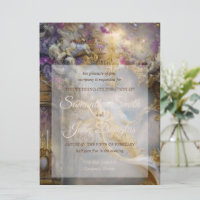 Élégante Porte d'or céleste, Texte Or