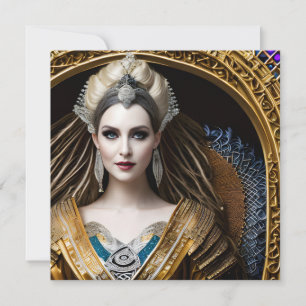 Elégante reine baroque