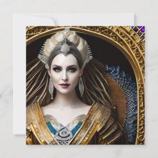 Elégante reine baroque