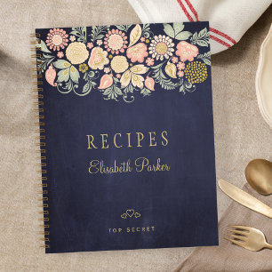 Élégante revue de recettes de livres de cuisine à