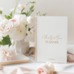 Élégante servante d'honneur Wedding planner<br><div class="desc">Conçu pour coordonner avec pour la collection de Faire-part de mariage "Chloe". Pour modifier les détails, cliquez sur "Détails". Pour déplacer le texte ou modifier la taille, la police ou la couleur, cliquez sur "Modifier à l'aide de l'outil de conception". Afficher le lien de collection sur cette page pour voir...</div>