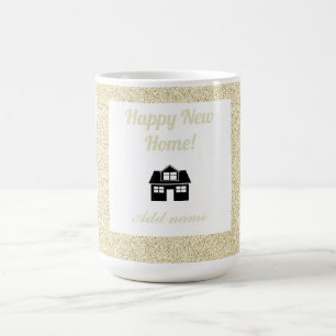 Élégante tasse personnalisée de la nouvelle maison