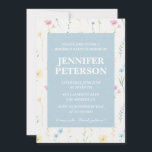 Élégantes invitations à 15e anniversaire Floral Bo<br><div class="desc">Invitations 15e anniversaire élégant Floral Boho Chic Watercolor typographie jalon classique élégant coloré féminin</div>