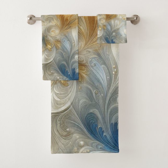 Élégantes perruques chic en or, argent, bleu, jaun (En situation)