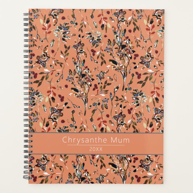Élégants Feuilles Et Berries Floral (Devant)
