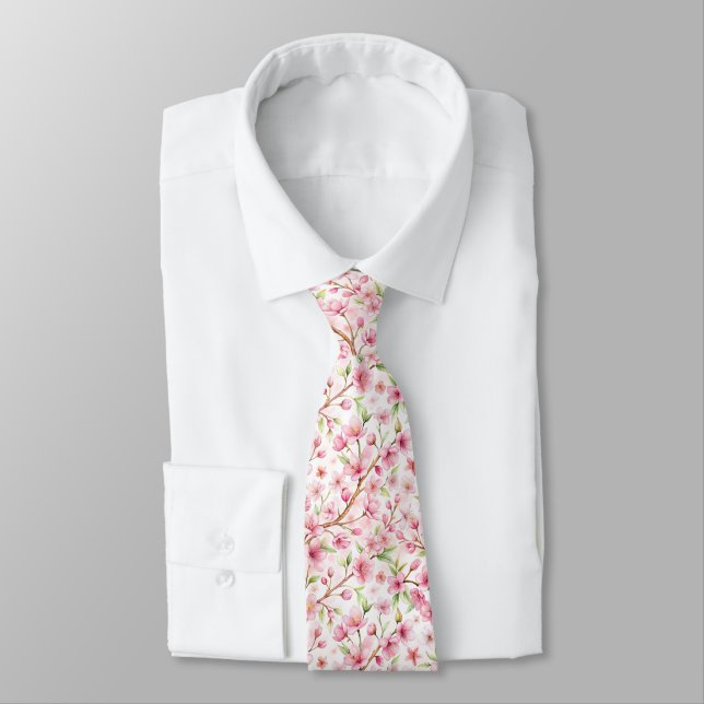 Élégants Tissus de Cravate Rose pour Garçons d'Hon (Attaché)
