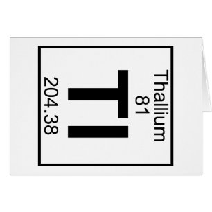 Élément 081 - Tl - Thallium (plein)