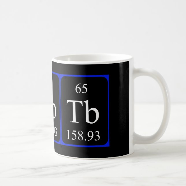 Élément 65 mug - Terbium (Droite)