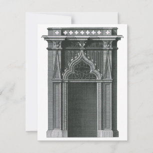 Élément architectural ancien, porte gothique