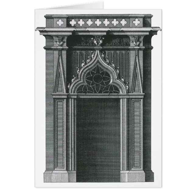 Élément architectural vintage, Porte gothique (Devant)