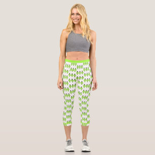 Elément Art déco en leggings capri vert clair