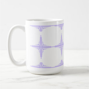 Elément Art déco en tasse de café lilas & violet