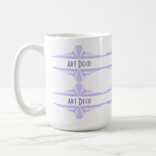Elément Art déco en tasse de café lilas & violet