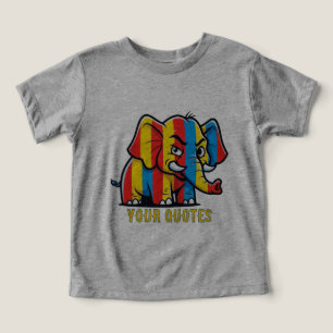 Élément Pop Art d'Éléphant de Dessin Animé Moderne