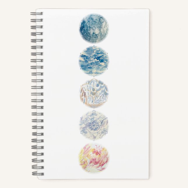 Eléments Aquarelle Mandala Carnet (Recto)