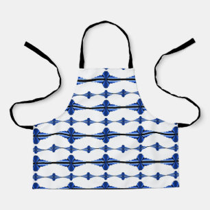 Éléments Art déco en tablier bleu foncé