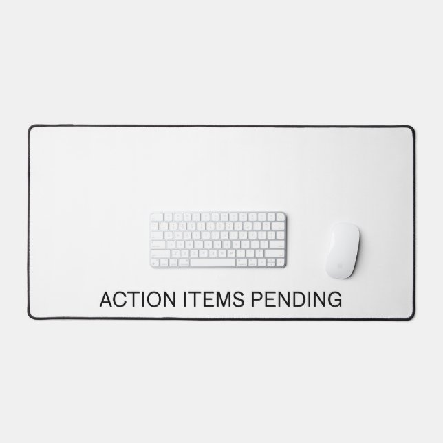 Éléments d'action en attente | Grand tapis de bure (Clavier et souris)