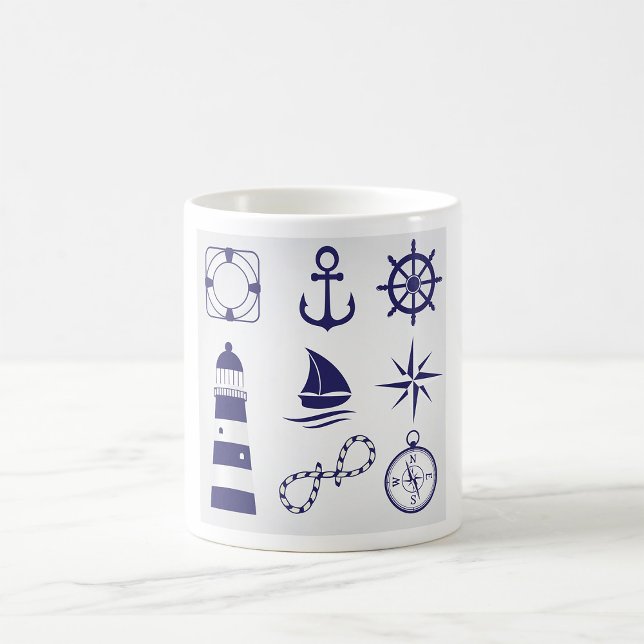 Eléments marins Café Mug (Créateur téléchargé)