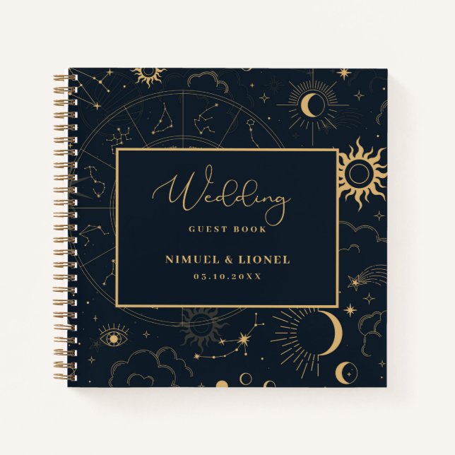 Eléments mystiques célestes Starsignes Livre d'or (Devant)