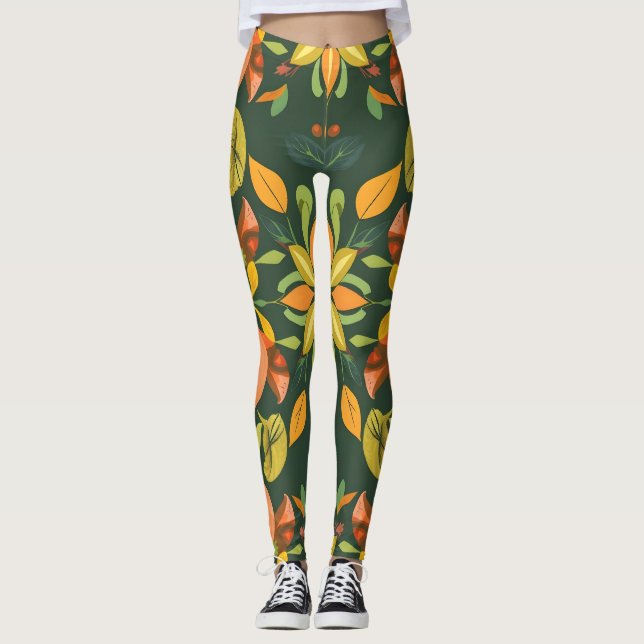 Éléments naturels dynamiques Leggings (Devant)