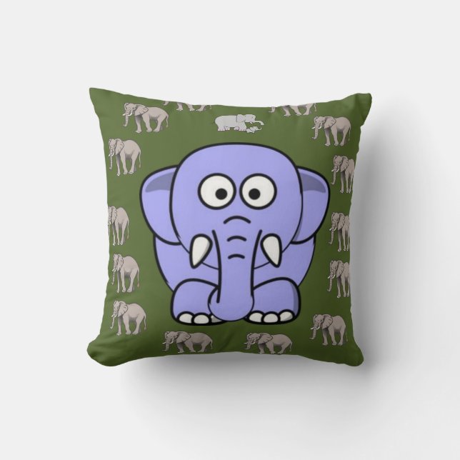 Eléphant à oreiller (Recto)