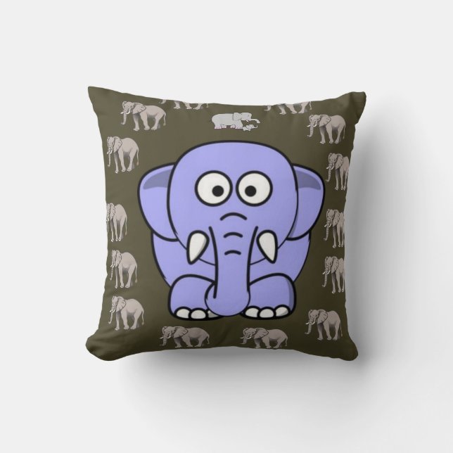 Eléphant à oreiller (Recto)