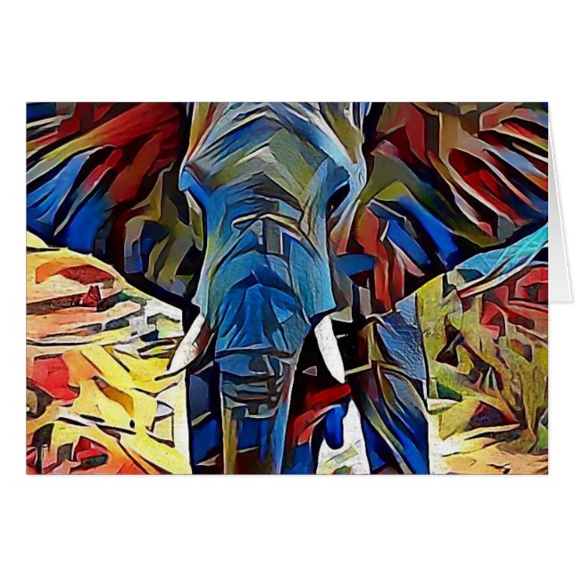 Éléphant africain (Devant horizontal)