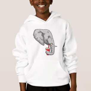 Eléphant avec boisson