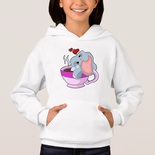 Elephant avec la coupe du café (Devant)