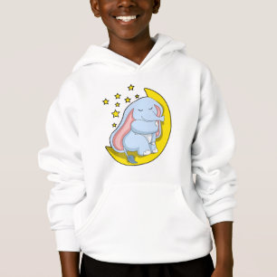 Eléphant avec lune et étoiles