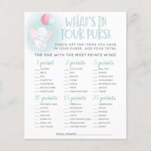 Eléphant Ballons Baby shower Jeu de bourse