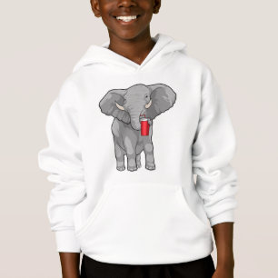 Eléphant Boire de la tasse