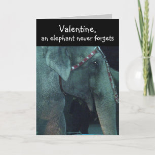 ELEPHANT, carte VALENTINE