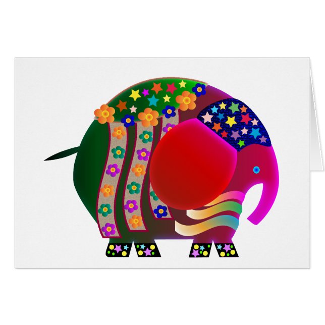 éléphant : Célébrons (Devant horizontal)