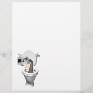 Eléphant Coincé Dans Les Toilettes