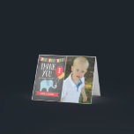 Éléphant d'âge personnalisé | Carte de remerciemen<br><div class="desc">Envoyez cette carte de remerciement festive et colorée. Personnalisez le ballon avec l'âge.</div>