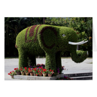 Eléphant dans le jardin chinois
