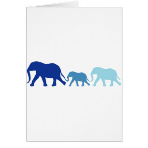Eléphant en bleu