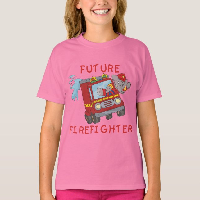 Elephant Future Firefighter T-shirts and Gifts (Devant)