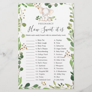 Eléphant Grossesse bébé comme il est doux jeu