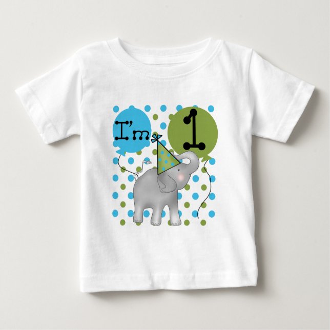 Éléphant je suis T-shirts et les cadeaux de 1 les (Devant)