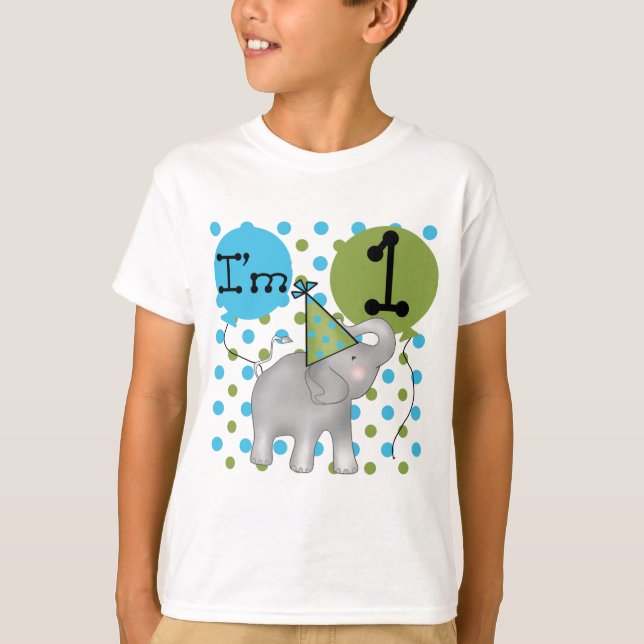 Éléphant je suis T-shirts et les cadeaux de 1 les (Devant)