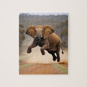 Éléphant Kangourou Saut, Puzzle